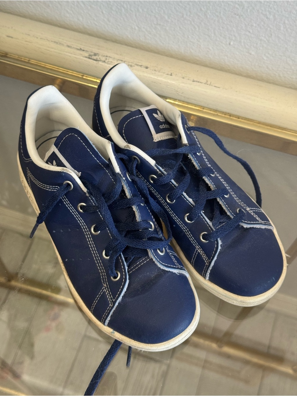 Adidas Kids Stan Smith Navy Blue Sneakers